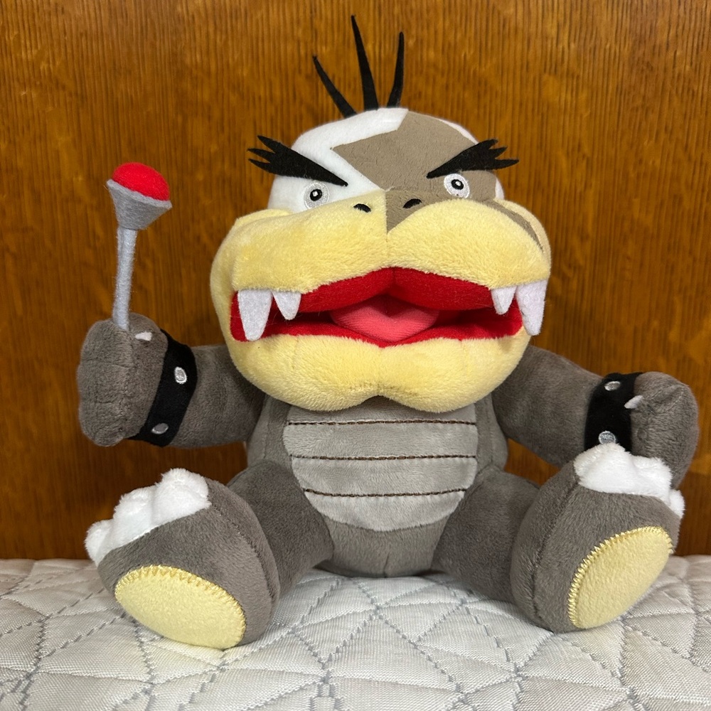 Nintendo Mario Bros Morton Koopalings Plush Doll 10 inch